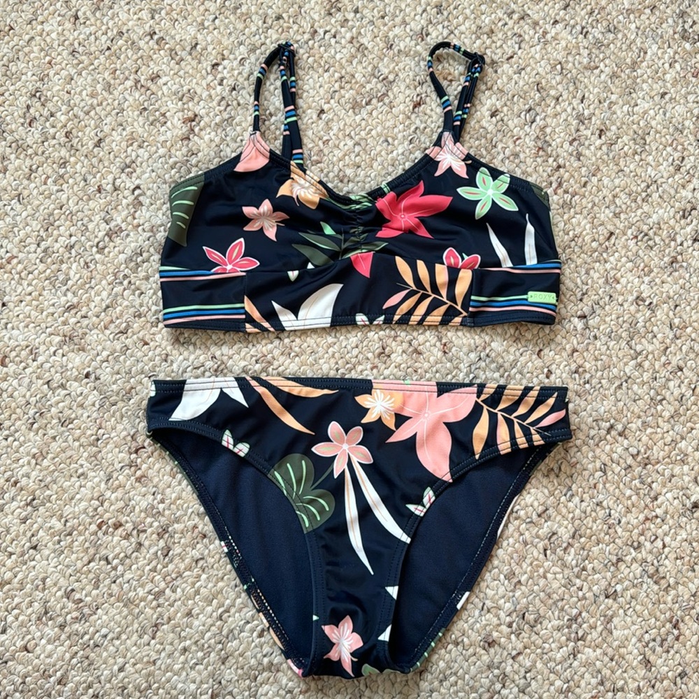 ROXY Girls Bikini Floral Two Piece